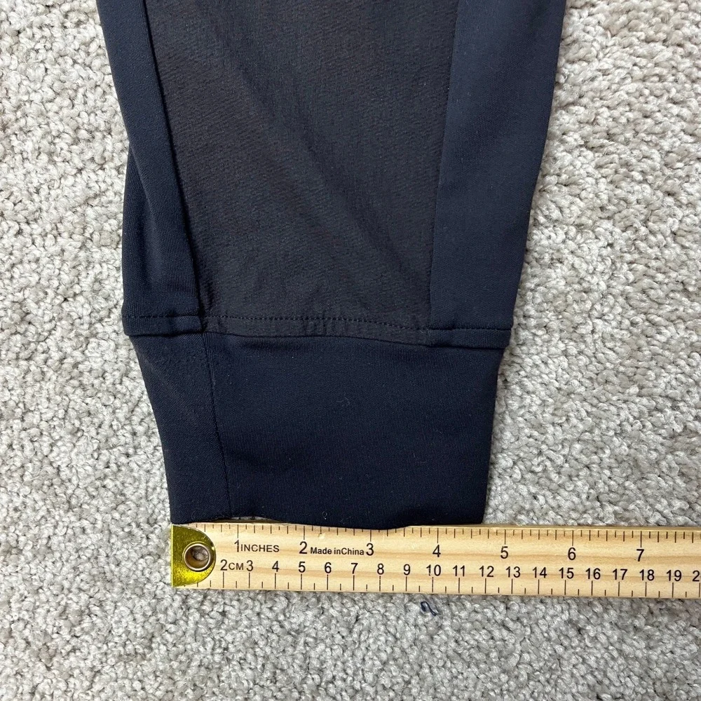 Athleta‎ Jogger Pants Women 8 31x31 Black Zipper Pocket Drawstring Tapered Leg